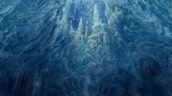 Artwork blue devil fantasy art wallpaper