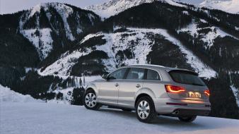 Audi q7 german cars suv mountains wallpaper