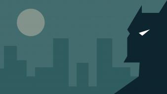 Batman minimalistic superheroes wallpaper