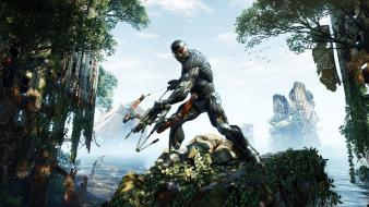 Crysis 3 bow weapon games nanosuit video wallpaper