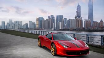 Ferrari 458 italia cars skylines wallpaper