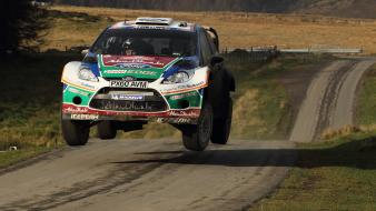 Ford fiesta wrc wales world rally championship wallpaper