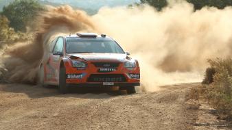 Ford focus wrc portugal world rally championship wallpaper