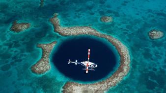 Helicopters islands vehicles wallpaper
