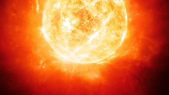 Sun abstract energy light planets wallpaper