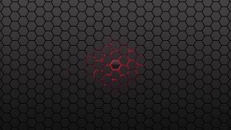 Abstract artwork hexagons honeycomb minimalistic wallpaper