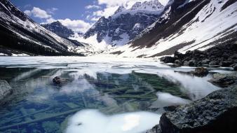 Alberta banff national park canada mountains nature wallpaper