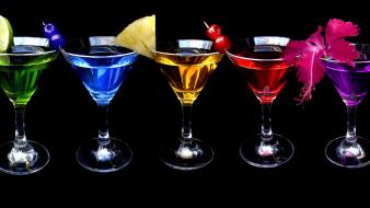 Alcohol cocktail martini multicolor wallpaper