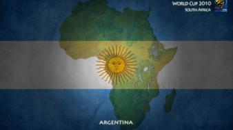Argentina world cup flags wallpaper