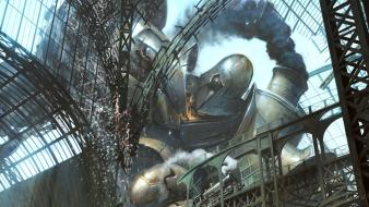 Artwork futuristic mecha robots science fiction wallpaper