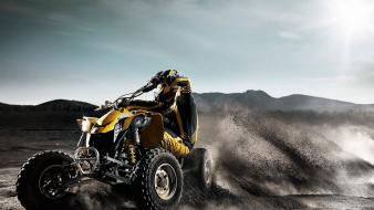 Atv brp dirt offroad quad wallpaper