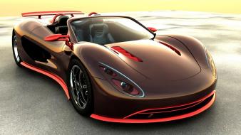 Brown cars concept art sports wallpaper