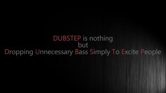 Dubstep funny music quotes wallpaper