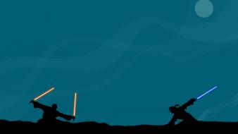 Jedi star wars artwork minimalistic stormtroopers wallpaper