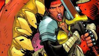 Marvel comics new mutants girls wallpaper