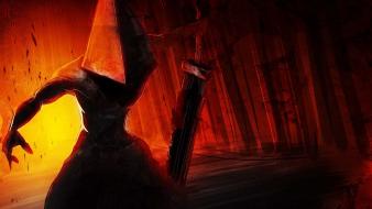 Pyramid head silent hill artwork wallpaper