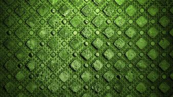Abstract green textures wallpaper