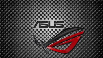 Asus rog republic of gamers steel wallpaper