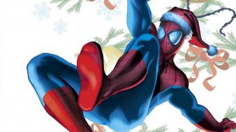 Christmas marvel comics spiderman wallpaper