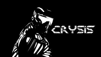 Crysis abstract black minimalistic text wallpaper