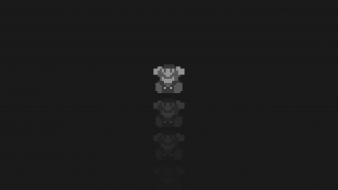 Game over mario autumn death minimalistic wallpaper