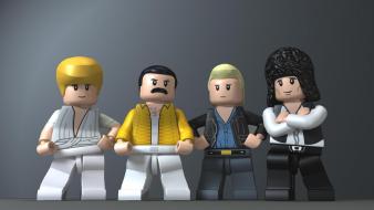 Legos queen music band artwork digital art wallpaper