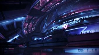 Mass effect 3 artwork club futuristic outer space wallpaper