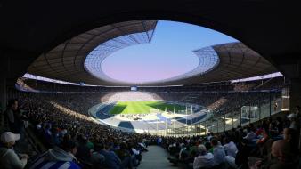 Munich olympic stadium arena sports wallpaper
