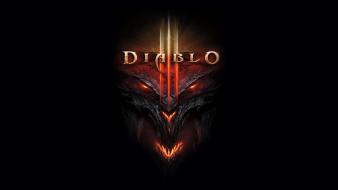 Diablo iii black background wallpaper
