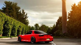 Domestic market mazda rx7 cars red vehicles wallpaper