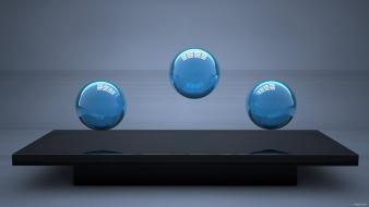 Abstract balls 3d wallpaper