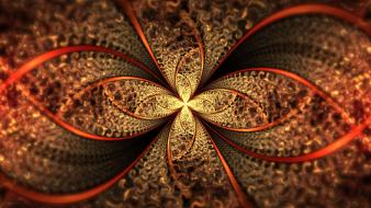 Abstract fractals digital art wallpaper