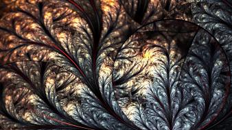 Abstract fractals digital art wallpaper