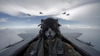 Aircraft army military pilot self shot wallpaper