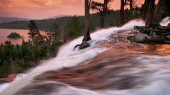 Falls california south waterfalls lake tahoe emerald bay wallpaper