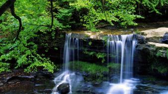 Landscapes west national waterfalls wallpaper