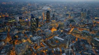 Light crowd cities wallpaper