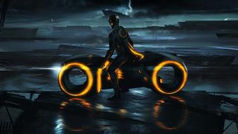 Light disney company movies futuristic tron legacy artwork wallpaper