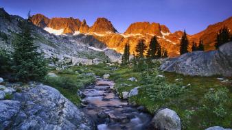Nature california morning ansel adams minaret wallpaper
