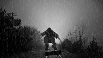 Rain forest men skateboarding skates boys videos
