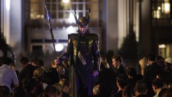 Tom hiddleston gods the avengers (movie) sceptres wallpaper