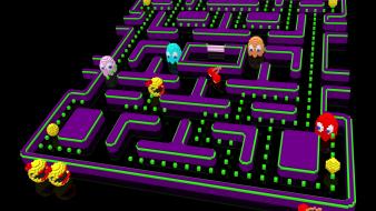 Video games pac-man retro wallpaper