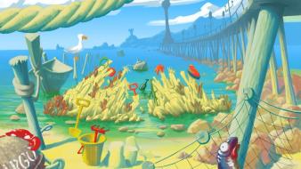 Video games worms revolution wallpaper