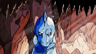 Water pokemon cave crystals stalactites onix wallpaper