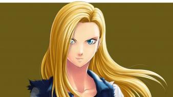 Blondes android dragon ball z 18 dragonball wallpaper