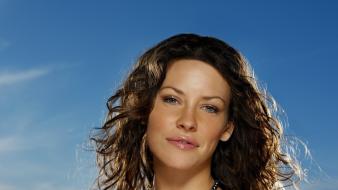 Brunettes evangeline lilly wallpaper