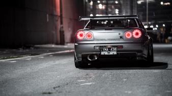Cars nissan vehicles tuning skyline r34 gt-r jdm wallpaper
