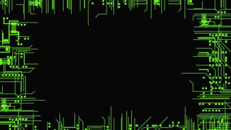 Green abstract wallpaper
