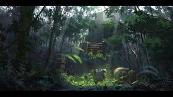 Jungle fantasy art artwork wallpaper
