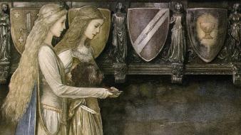 Medieval celtic mythology alan lee the mabinogion wallpaper